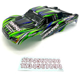 fits Slash 2wd BL-2S - BODY Shell (GREEN black blue CLIPLESS 4x4  58334-4