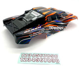 fits Slash 2wd BL-2S - BODY Shell (ORANGE black blue clipless 2wd 58334-4