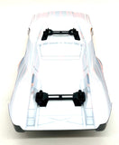 fits Slash 2wd BL-2S - BODY Shell (ORANGE black blue clipless 2wd 58334-4