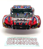 fits Slash 2wd BL-2S - BODY Shell (RED black blue clipless 4x4 6812r  58334-4