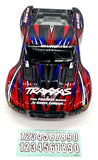 fits Slash 2wd BL-2S - BODY Shell (RED black blue clipless 4x4 6812r  58334-4