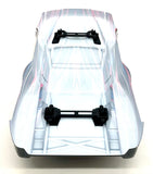 fits Slash 2wd BL-2S - BODY Shell (RED black blue clipless 4x4 6812r  58334-4