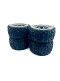 Fits SLEDGE - TIRES & Wheels (BELTED 3.8" black wheels, Sledgehammer Traxxas 95096-4