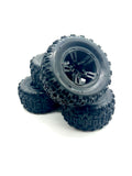 Fits SLEDGE - TIRES & Wheels (BELTED 3.8" black wheels, Sledgehammer Traxxas 95096-4