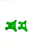 Fits SLEDGE - Towers (Front/Rear Shock Tower aluminum Green anodized Traxxas 95096-4