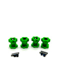 Fits SLEDGE - 17mm Hex Hubs GREEN (nuts Wheel hubs pins screws Traxxas 95096-4