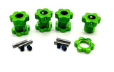 1/10 MAXX Ultimate - 17mm Hex Hubs GREEN (nuts Wheel hubs pins screws 89087-4