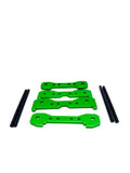 Fits SLEDGE - Suspension TIE BARS (green) black Hinge Pins Traxxas 95096-4
