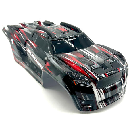 Fits SLEDGE - Body Shell (2024 RED cover 9511-red, roll cage Traxxas 9 ...