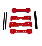 Fits SLEDGE - Suspension TIE BARS (red) black Hinge Pins Traxxas 95096-4