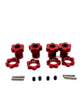 Fits SLEDGE - 17mm Hex Hubs RED (nuts Wheel hubs pins screws Traxxas 95096-4