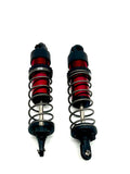 Fits SLEDGE - FRONT SHOCKS, red (9660r Assembled Dampers Springs Traxxas 95096-4