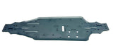 Fits SLEDGE - CHASSIS (Gray anodized aluminum plate 9522a Traxxas 95096-4