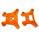 Fits SLEDGE - Towers (Front/Rear Shock Tower aluminum Orange Traxxas 95096-4