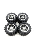 CLASSIC T-maxx 2.5 TIRES (4 WHEELS, Chevon 14mm 5173 tyres 49104