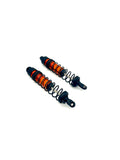 Fits SLEDGE - Rear Shocks orange (9661t Assembled Long Dampers Traxxas 95096-4