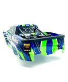 X-MAXX BODY cover Shell (2024 Green Painted ProGraphics Shell 77086-4)