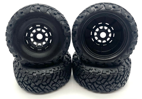 Maxx Slash Wheels & Tires Belted (Factory Glued Assembled (set 4) Traxxas 102076-4