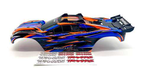 GPM Bras De Fusée Arrière Aluminium Pour Traxxas Rustler 4X4 VXL (67076-4) - 2 Pièces Bleues | Amélioration Performance RC - 13