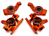 Raptor R Ultimate HUBS Spindles, Frt and Rear, Carriers, Bearings orange alum Traxxas 101177-4