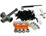 Raptor R Ultimate SCREWS and TOOLS, orange braces, pins, hardware Traxxas 101177-4