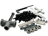Raptor R Ultimate SCREWS and TOOLS, gray braces, pins, hardware Traxxas 101177-4