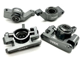 Raptor R Ultimate HUBS Spindles, Frt and Rear, Carriers, Bearings gray alum Traxxas 101177-4