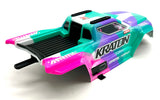 Arrma MINI KRATON 3S - Body Shell (TEAL/PINK) cover ARA2508S