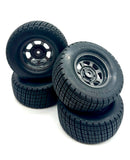 Slash Modified - TIRES & WHEELS, front rear Hoosier glued Tyres Traxxas 104354-74