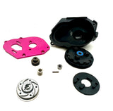 Slash Modified - SPUR & SLIPPER CLUTCH 86t, Motor Mount (Pink) Traxxas 104354-74