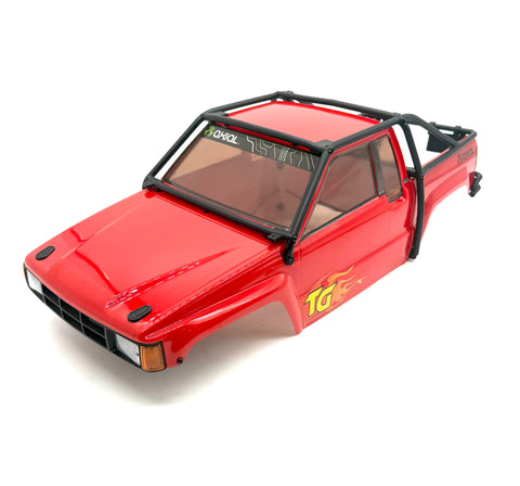 Axial SCX-10 III SR5 BODY, w/rollcage and trim (RED) AXI-2062