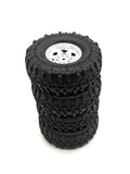 Axial SCX-10 III SR5 TIRES (silver),  Interco Super Swamper XL Tires mounted AXI-2062