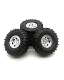 Axial SCX-10 III SR5 TIRES (silver),  Interco Super Swamper XL Tires mounted AXI-2062