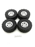 Axial SCX-10 III SR5 TIRES (silver),  Interco Super Swamper XL Tires mounted AXI-2062