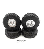 Axial SCX-10 III SR5 TIRES (silver),  Interco Super Swamper XL Tires mounted AXI-2062