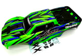 X-MAXX Ultimate BODY cover Shell (2025 GREEN Painted ProGraphics Traxxas 77097-4