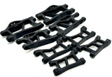MINI SLASH A-ARMS (Suspension black Front Rear Upper Lower Traxxas 108164-1