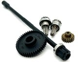 MINI SLASH SPUR Gear, center driveshaft, pinion, bearings Traxxas 108164-1