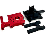 Arrma LIMITLESS 120 8s - RED MOUNT, with cover, diff mount and plate ARA7816