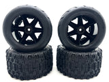 Rustler 2WD VX3 - TIRES (F/R WHEELS Assembled RXT 2.8" Sledgehammer 37454-4
