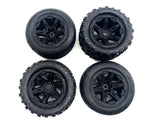 Rustler 2WD VX3 - TIRES (F/R WHEELS Assembled RXT 2.8" Sledgehammer 37454-4