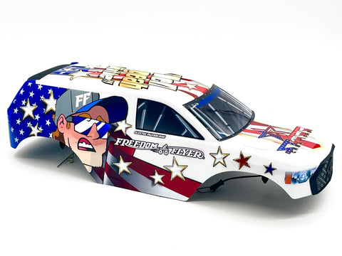 Arrma FREEDOM FLYER 223S - Body Shell assembled painted (USA) ARA3530SFFT1