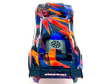 Rustler 2WD VX3 - BODY Shell (Orange clipless traxxas brushless cover 37454-4