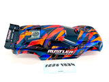 Rustler 2WD VX3 - BODY Shell (Orange clipless traxxas brushless cover 37454-4