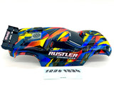 Rustler 2WD VX3 - BODY Shell (Rock Roll clipless traxxas brushless cover 37454-4