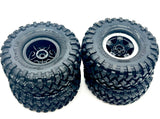 TRX-4 NISSAN Pathfinder - TIRES & Wheels (1.9" Canyon chrome bead Traxxas 110056-4