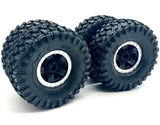 TRX-4 NISSAN Pathfinder - TIRES & Wheels (1.9" Canyon chrome bead Traxxas 110056-4