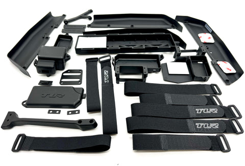 Losi 8IGHT-X/E 2.0 Buggy - Side Guards (radio battery tray chassis braces straps TLR04012