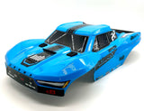 Arrma FURY 2wd - Body Shell (BLUE/Black painted clipless Mega ARA3221