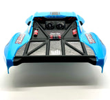 Arrma FURY 2wd - Body Shell (BLUE/Black painted clipless Mega ARA3221